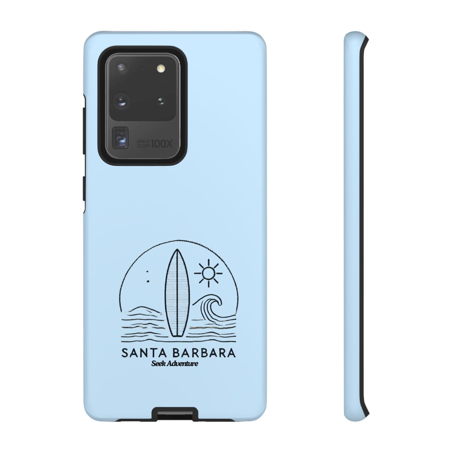 Santa Barbara California Surfboard - Tough Case