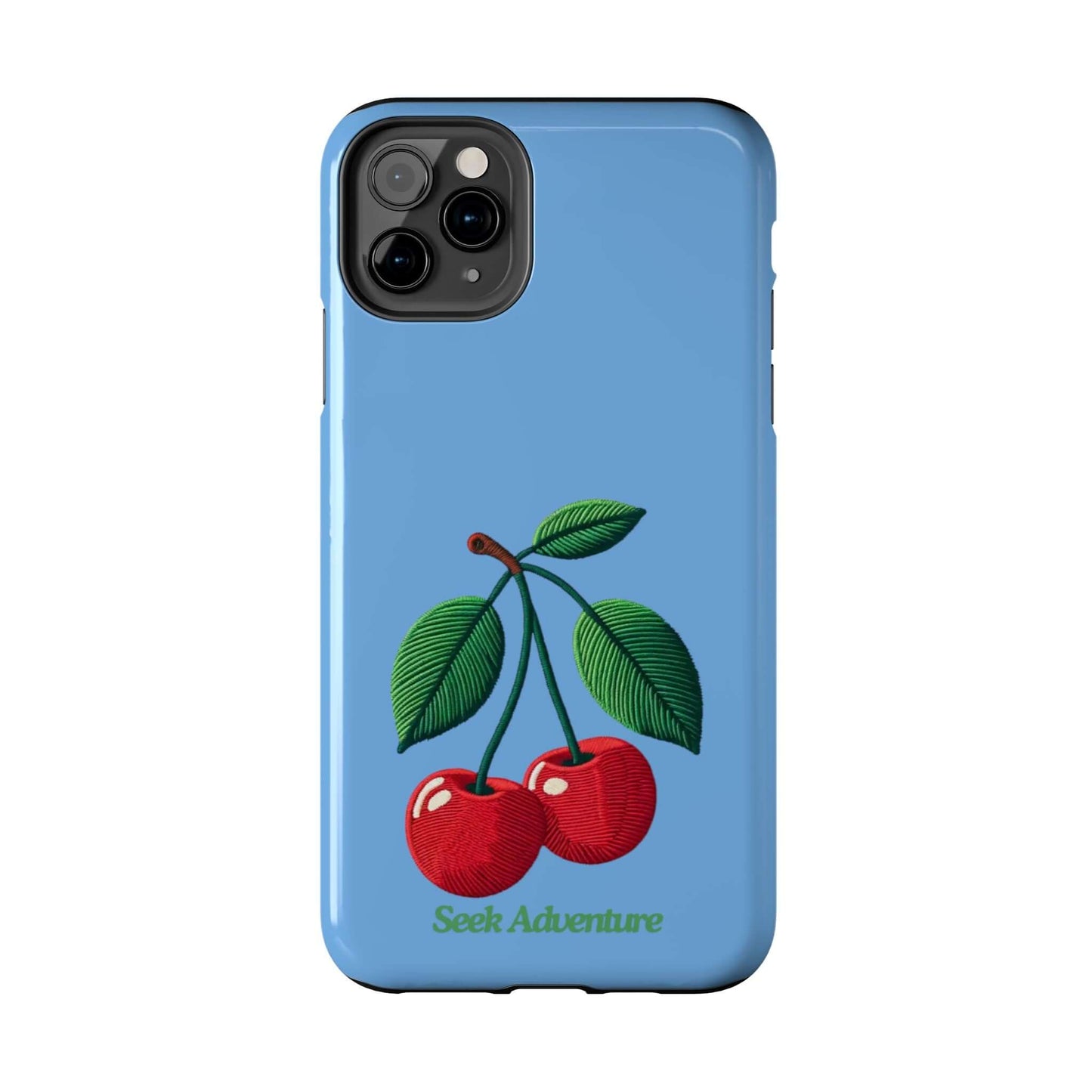 Two Cherries - Tough Phone Case - Phone Case by Seek Adventure | Seek Adventure'