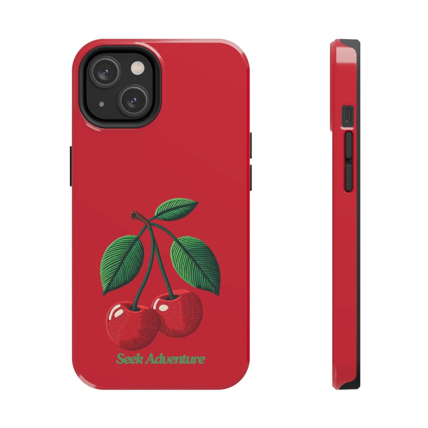 Two Cherries - Tough Phone Case - Phone Case by Seek Adventure | Seek Adventure'