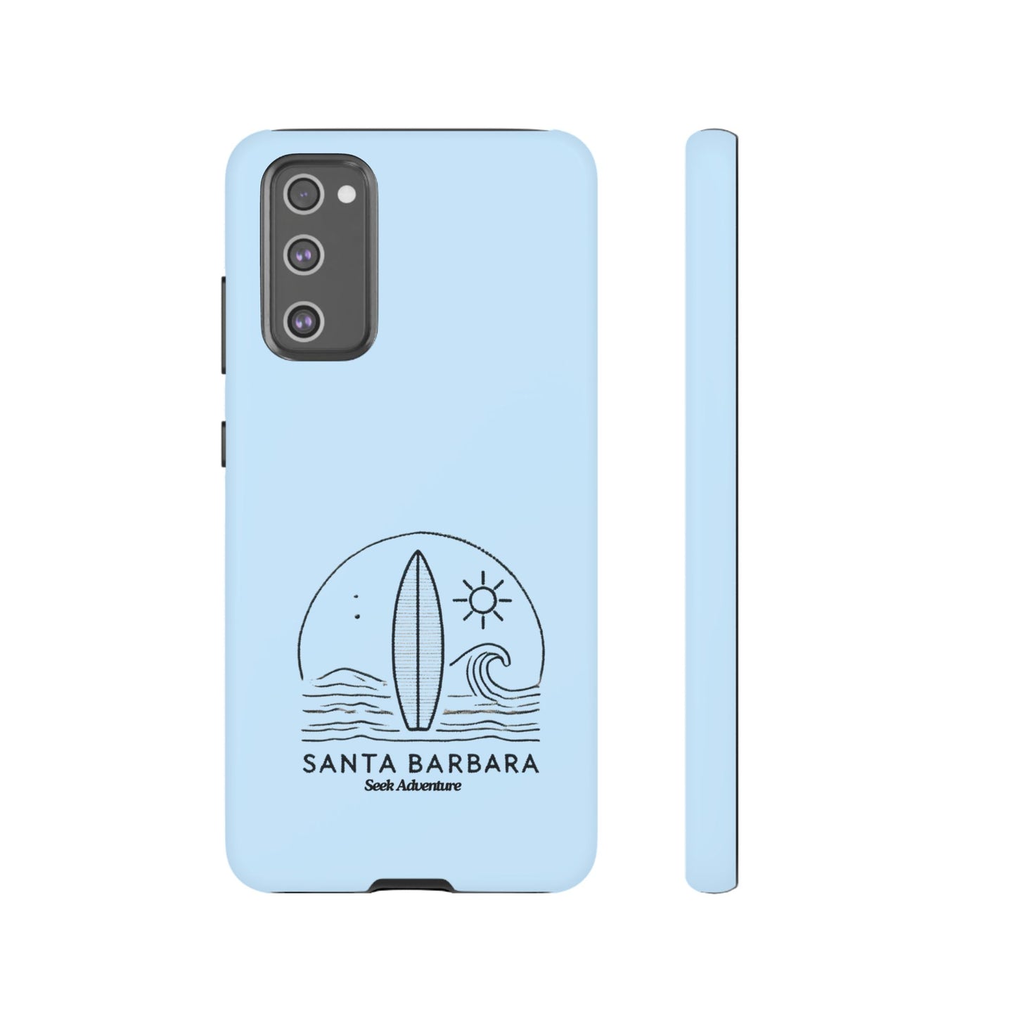 Santa Barbara California Surfboard - Tough Case