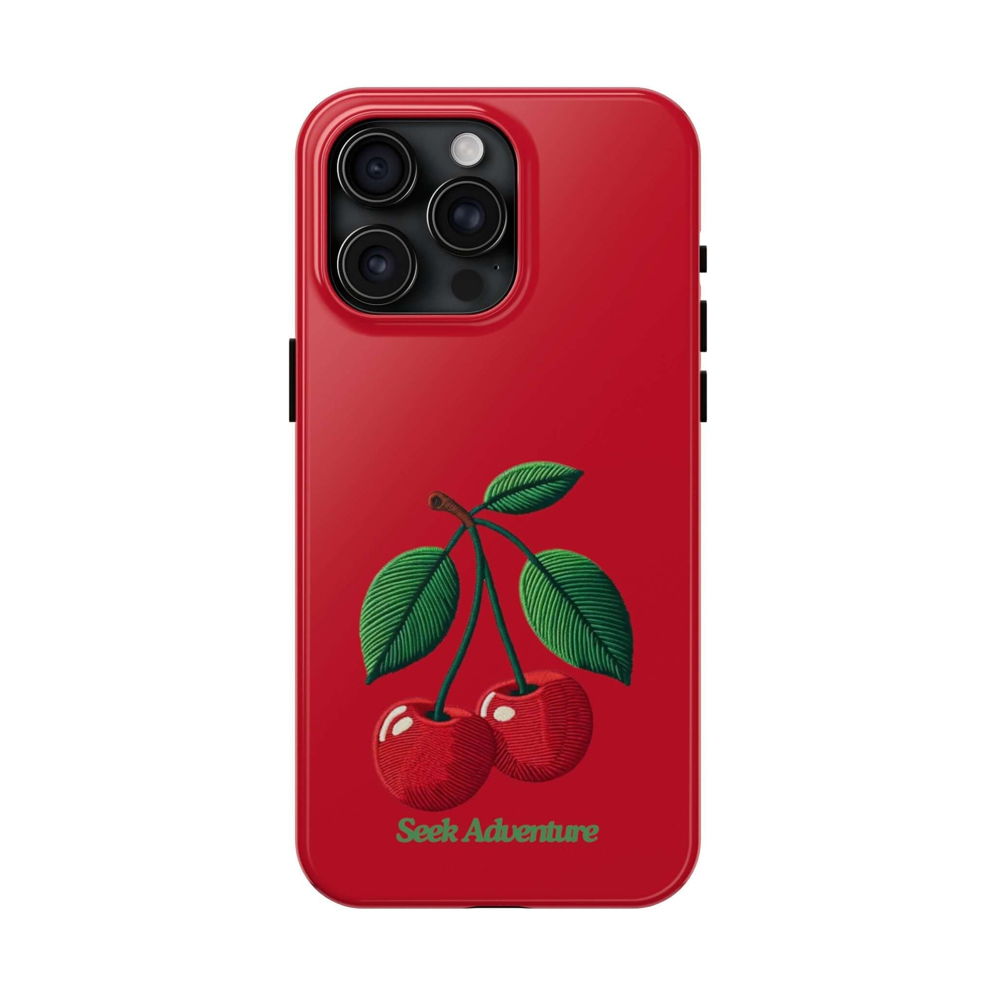 Two Cherries - Tough Phone Case - Phone Case by Seek Adventure | Seek Adventure'