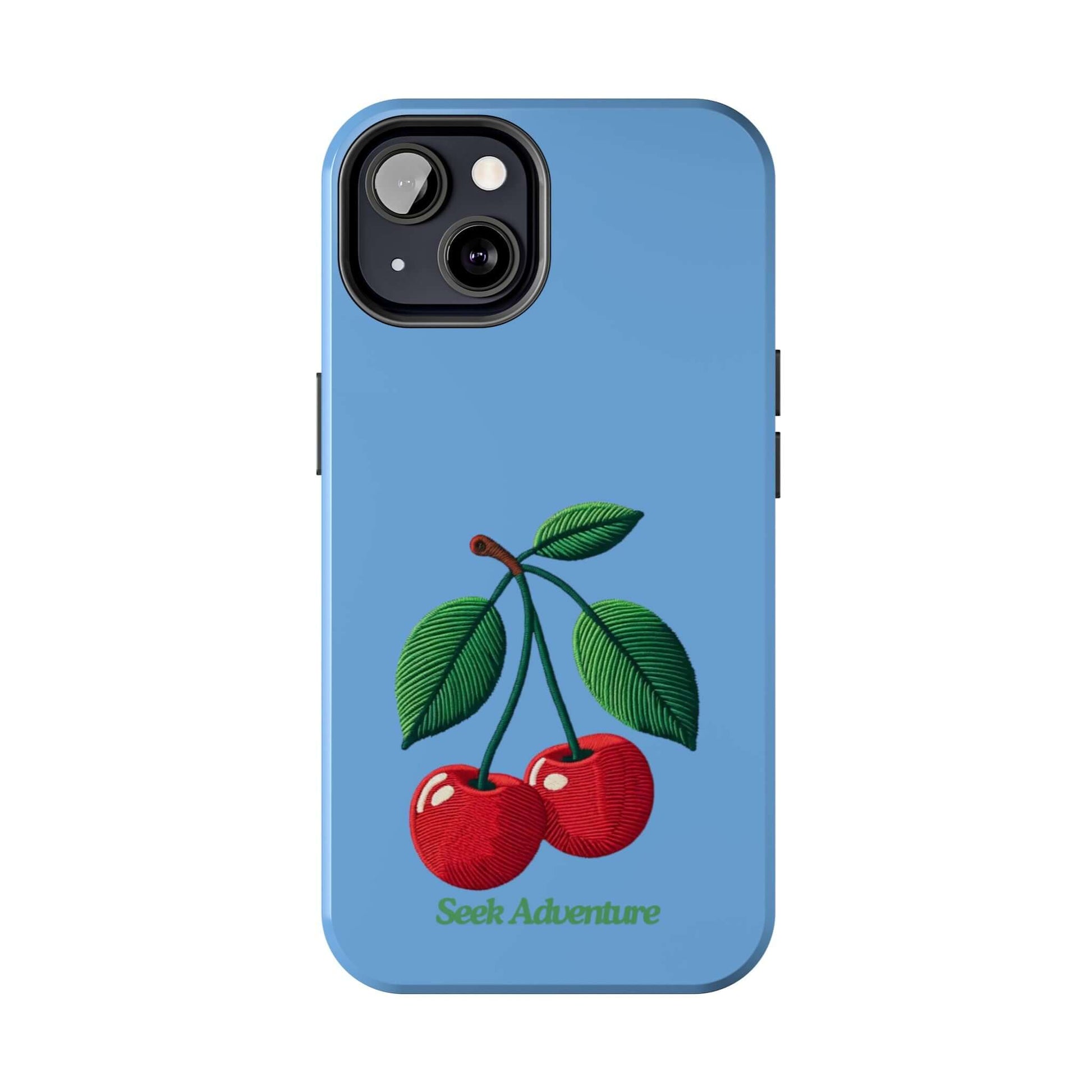 Two Cherries - Tough Phone Case - Phone Case by Seek Adventure | Seek Adventure'