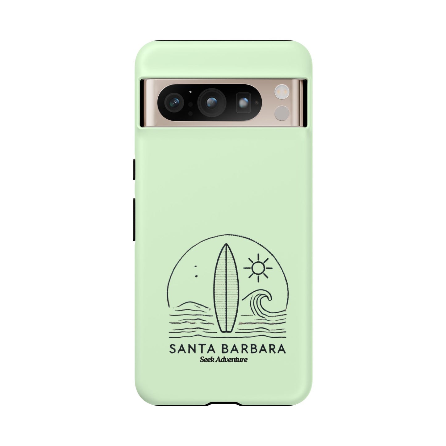 Santa Barbara California Surfboard - Tough Case