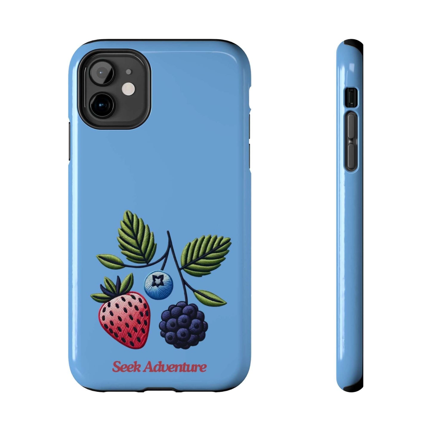 Strawberry, Blueberry, and Blackberry - Tough Phone Cases - Phone Case by Seek Adventure | Seek Adventure'