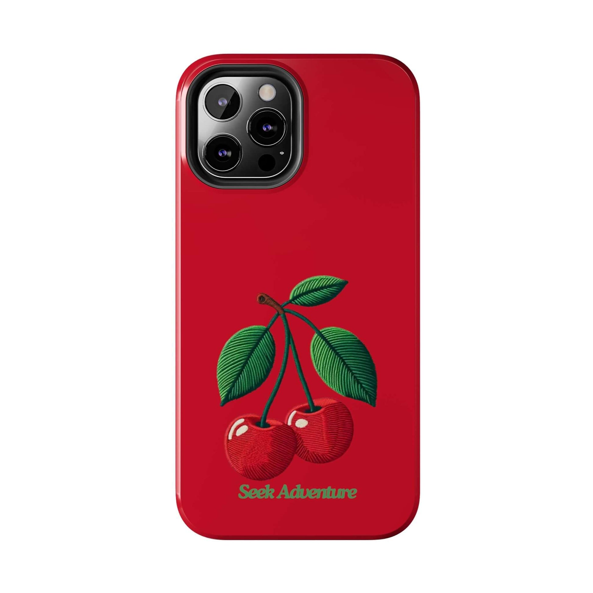 Two Cherries - Tough Phone Case - Phone Case by Seek Adventure | Seek Adventure'