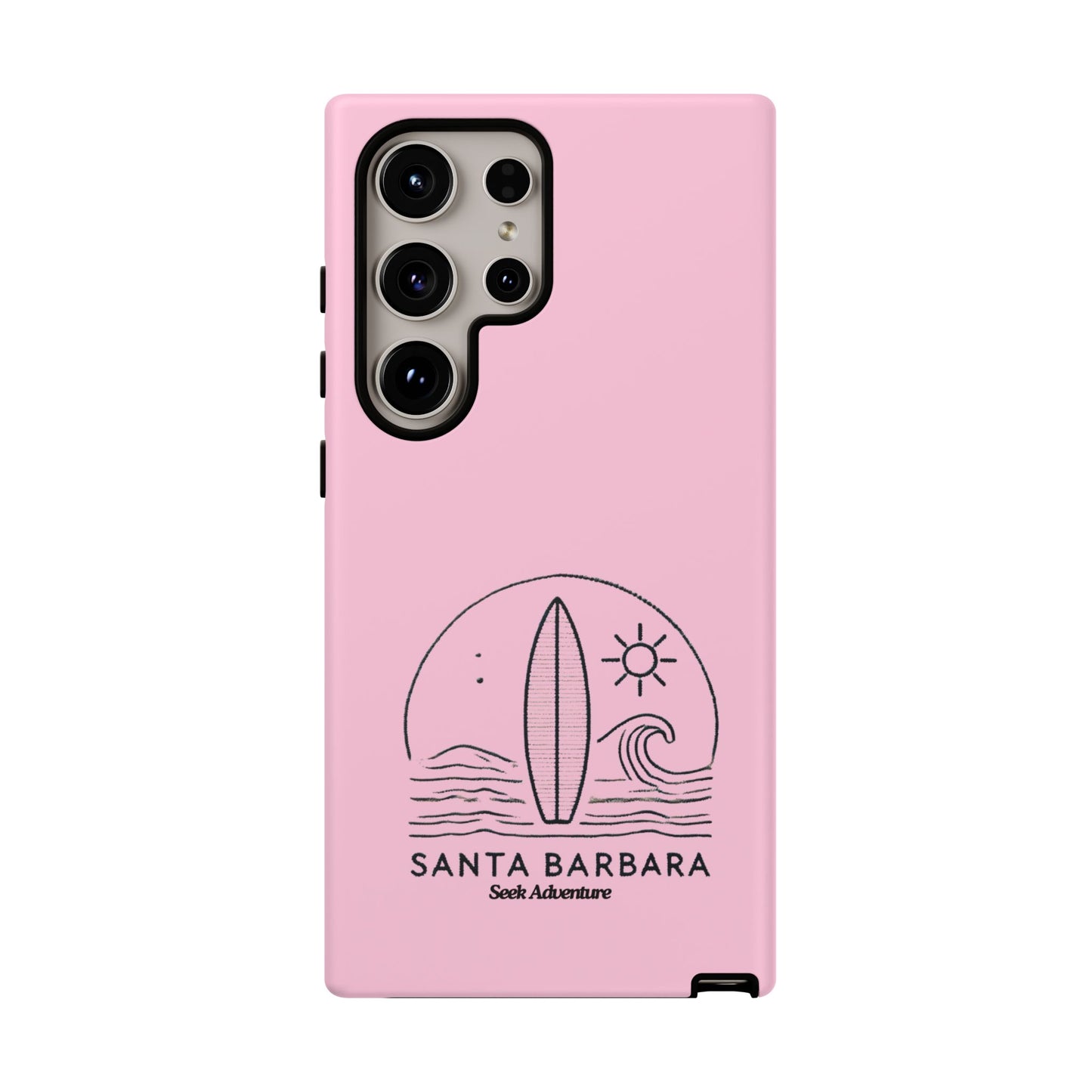 Santa Barbara California Surfboard - Tough Case