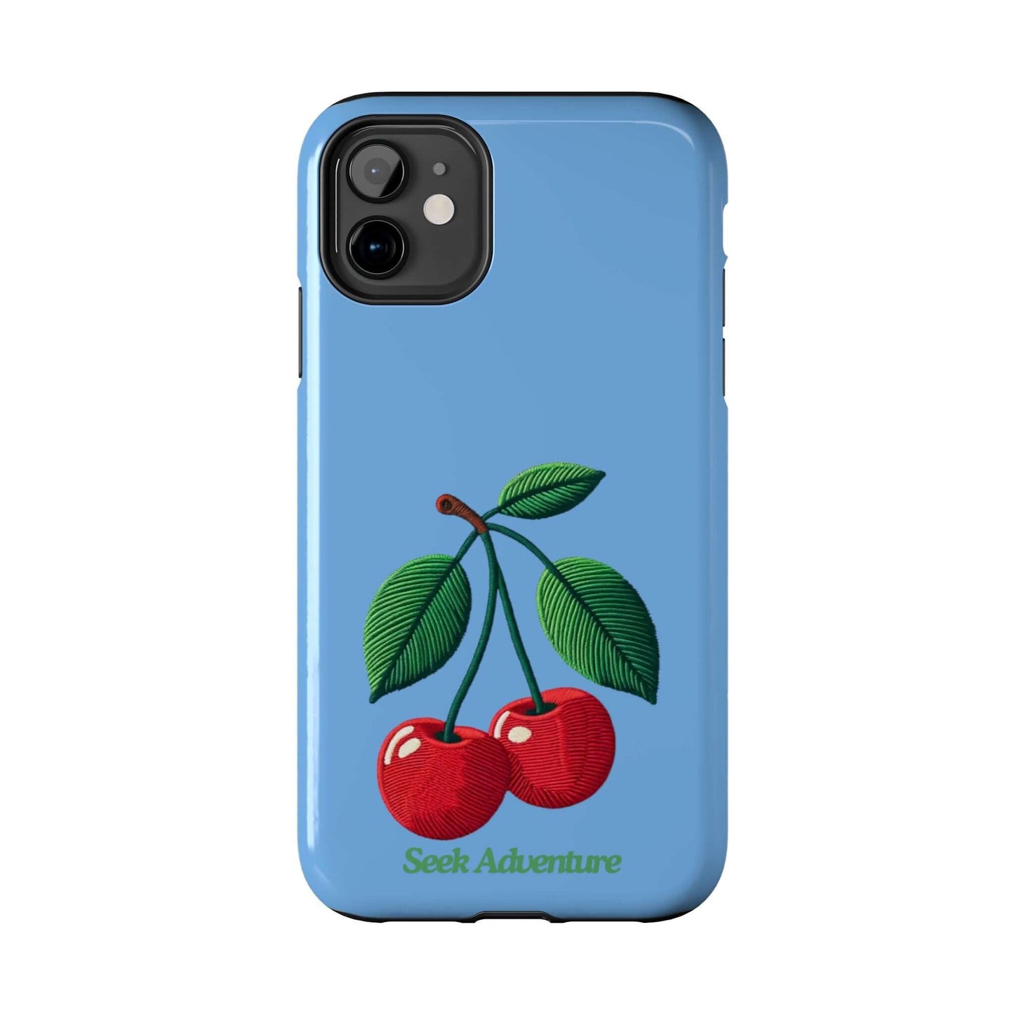 Two Cherries - Tough Phone Case - Phone Case by Seek Adventure | Seek Adventure'