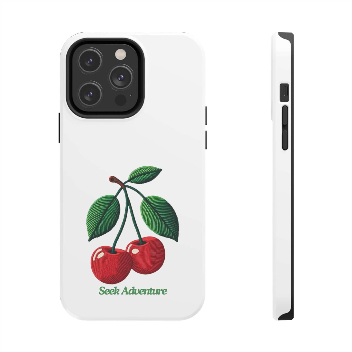 Two Cherries - Tough Phone Case - Phone Case by Seek Adventure | Seek Adventure'