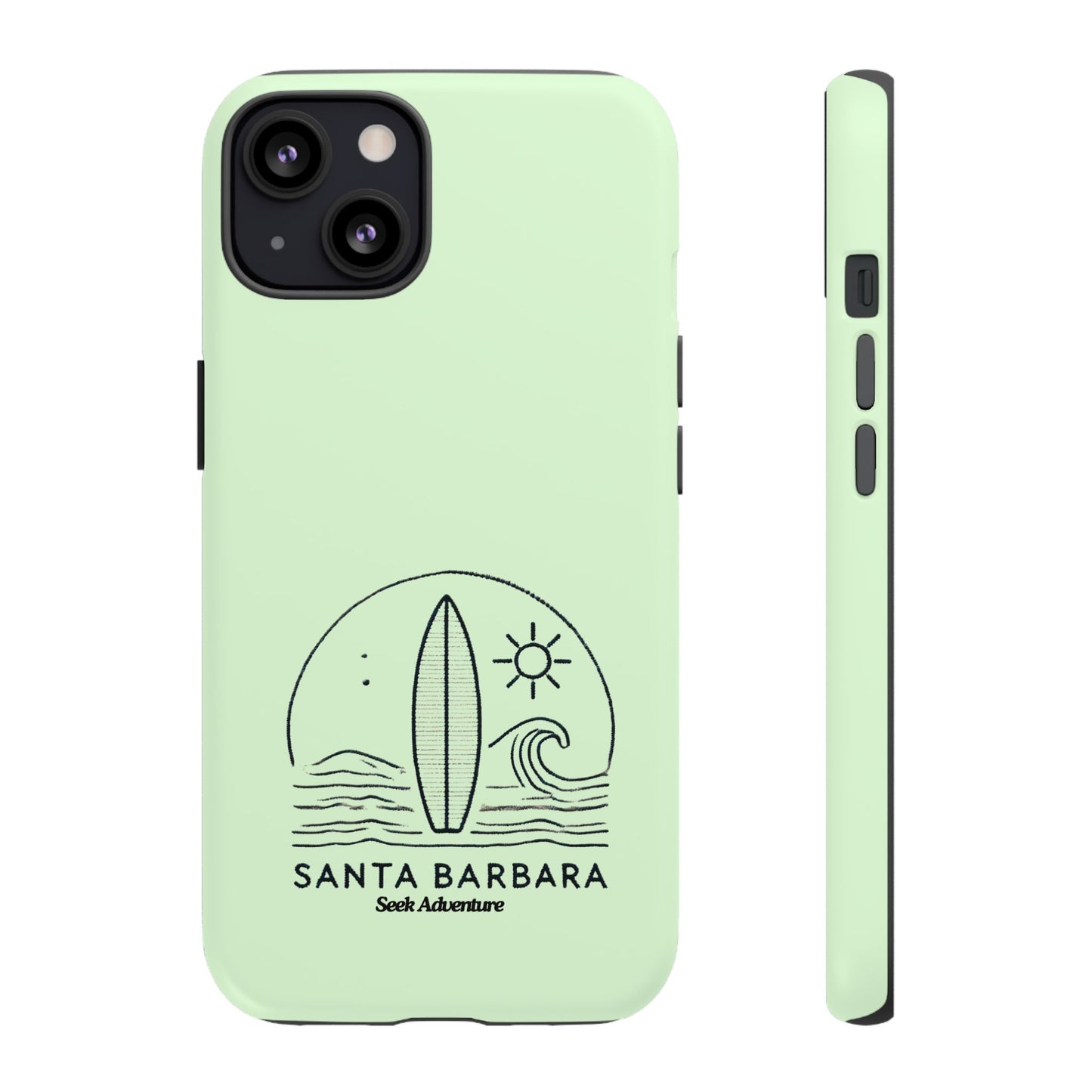 Santa Barbara California Surfboard - Tough Case