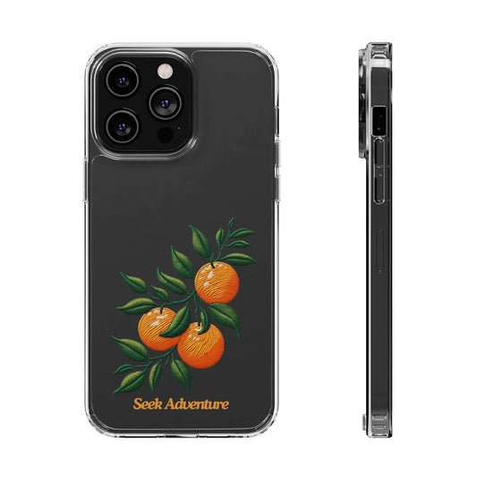 Oranges - Clear Case - Phone Case by Seek Adventure | Seek Adventure'