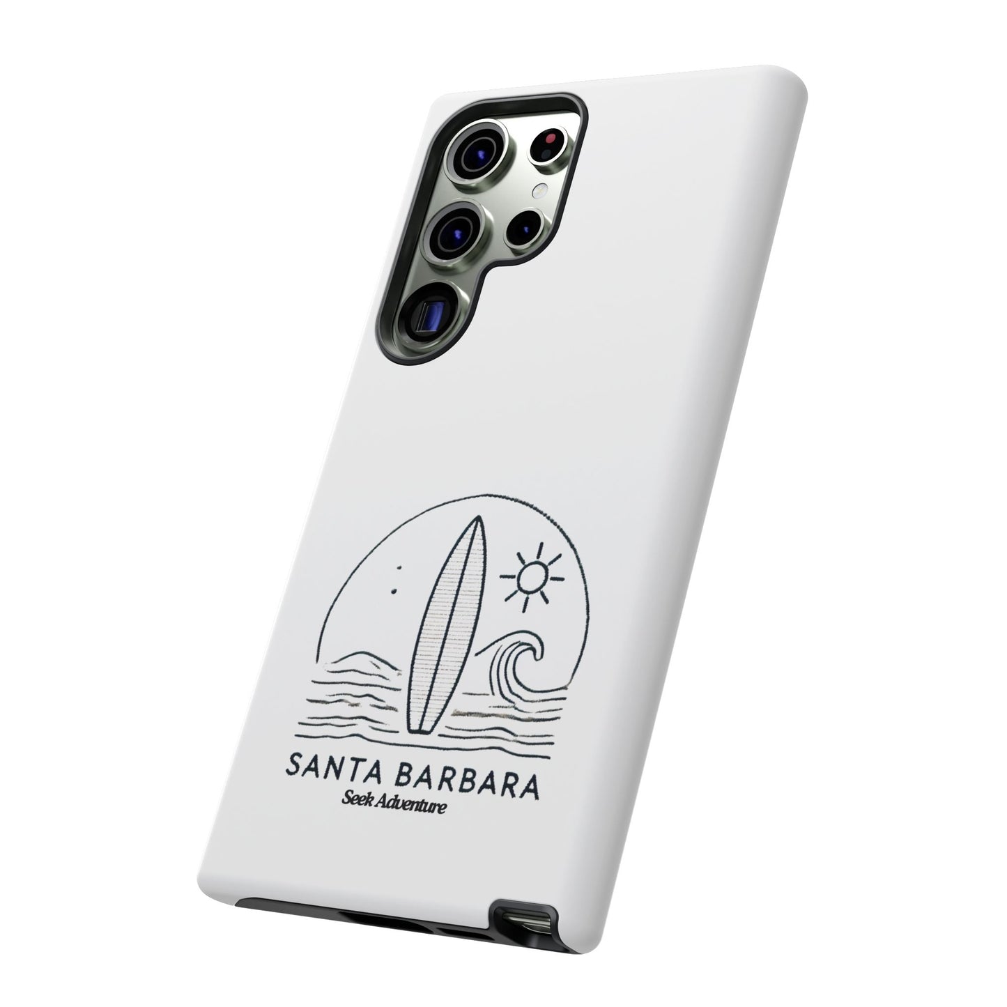 Santa Barbara California Surfboard - Tough Case