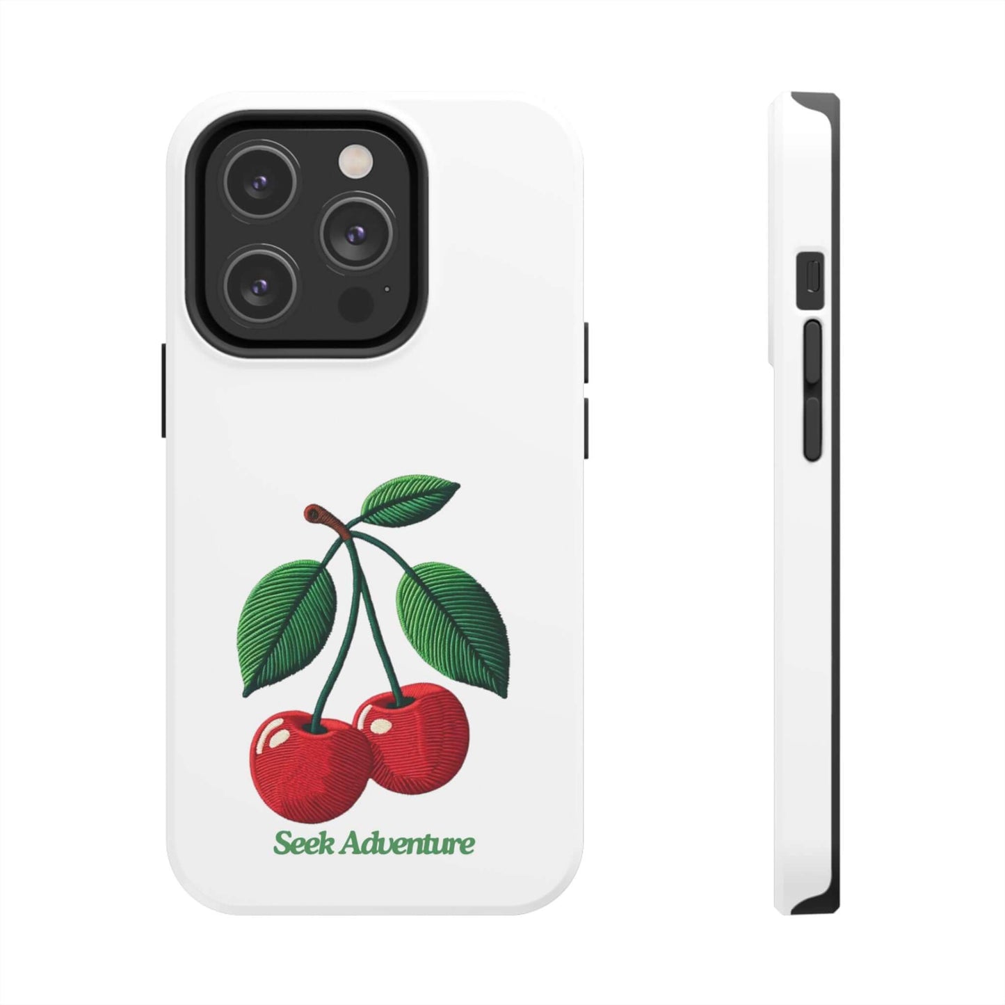 Two Cherries - Tough Phone Case - Phone Case by Seek Adventure | Seek Adventure'