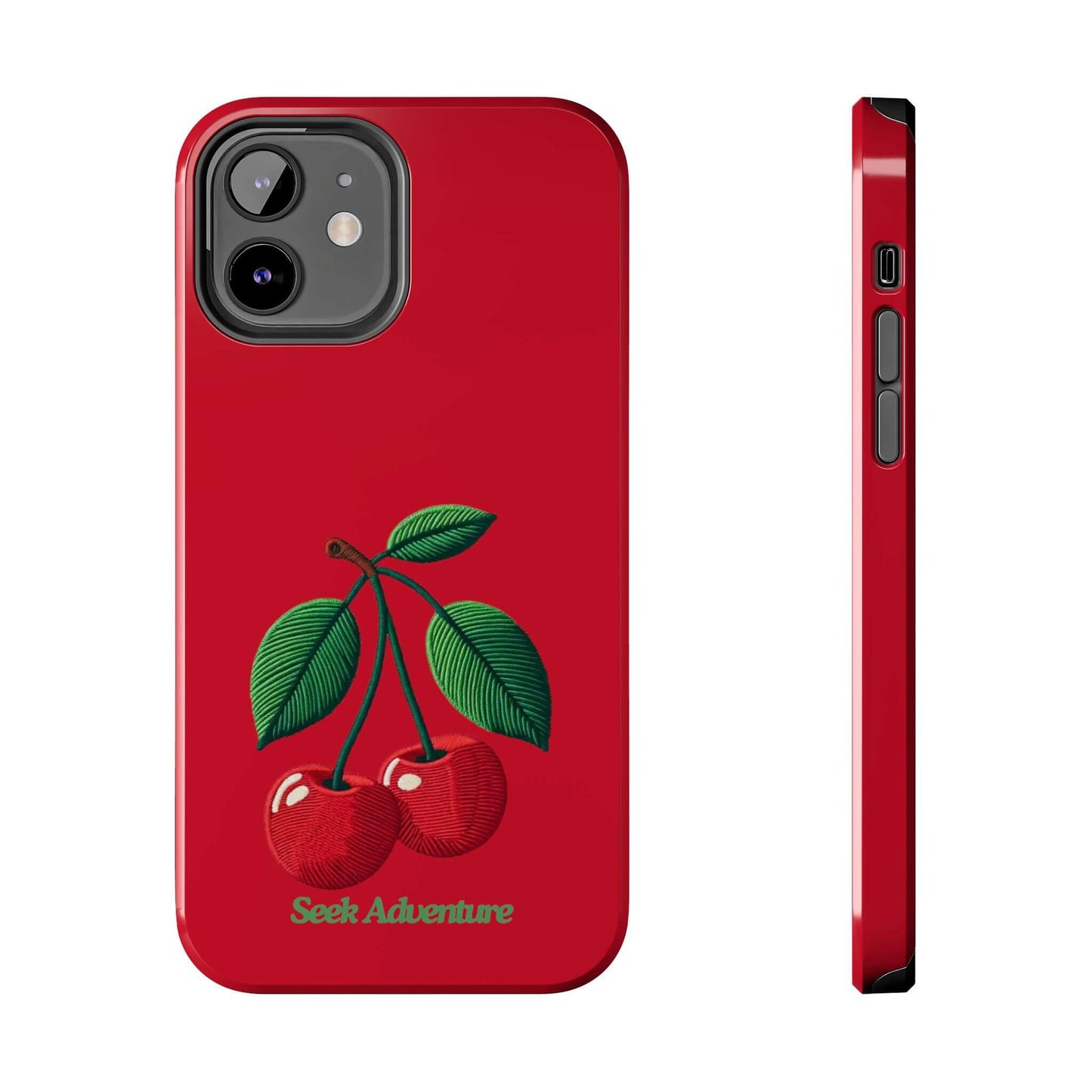 Two Cherries - Tough Phone Case - Phone Case by Seek Adventure | Seek Adventure'