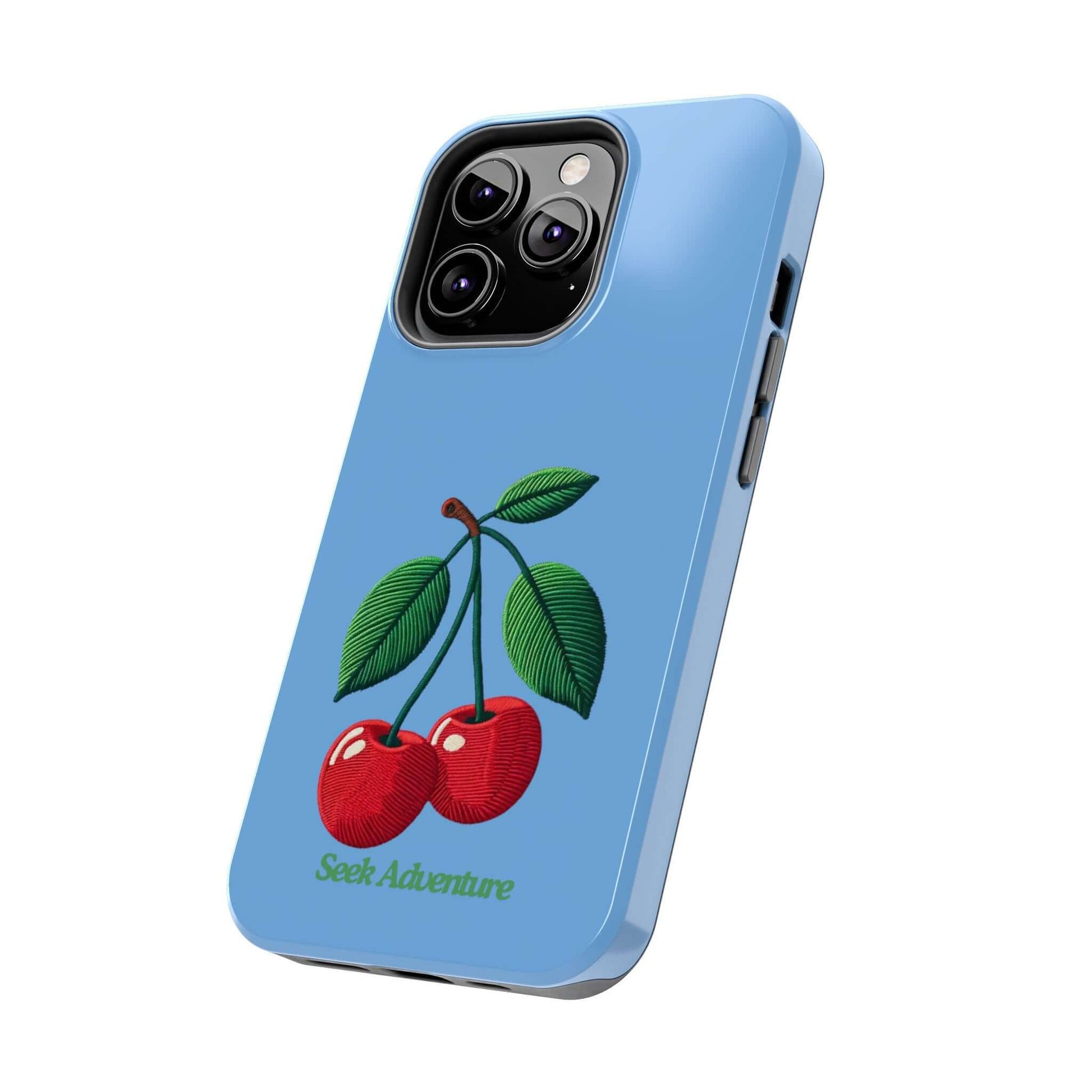 Two Cherries - Tough Phone Case - Phone Case by Seek Adventure | Seek Adventure'