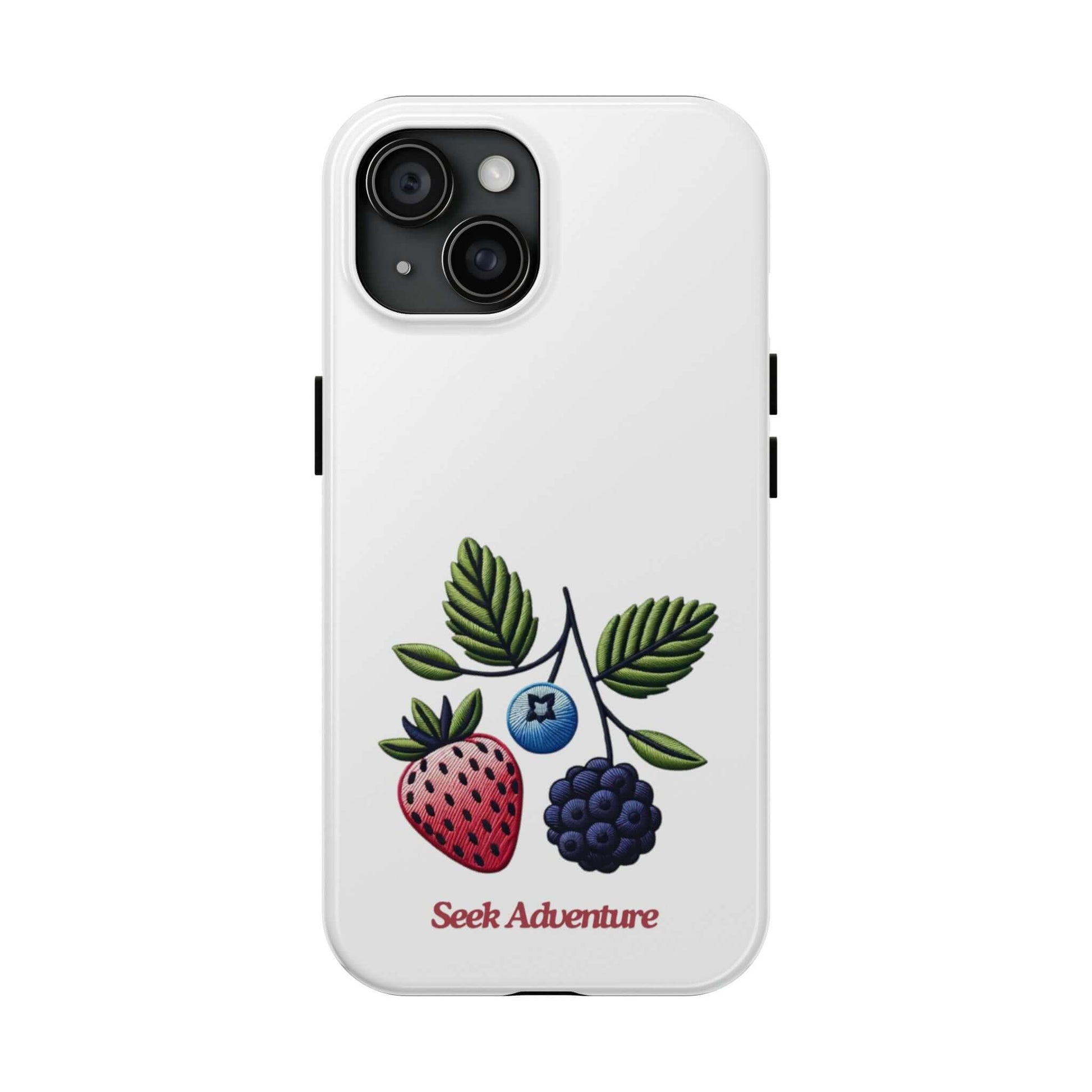 Strawberry, Blueberry, and Blackberry - Tough Phone Cases - Phone Case by Seek Adventure | Seek Adventure'