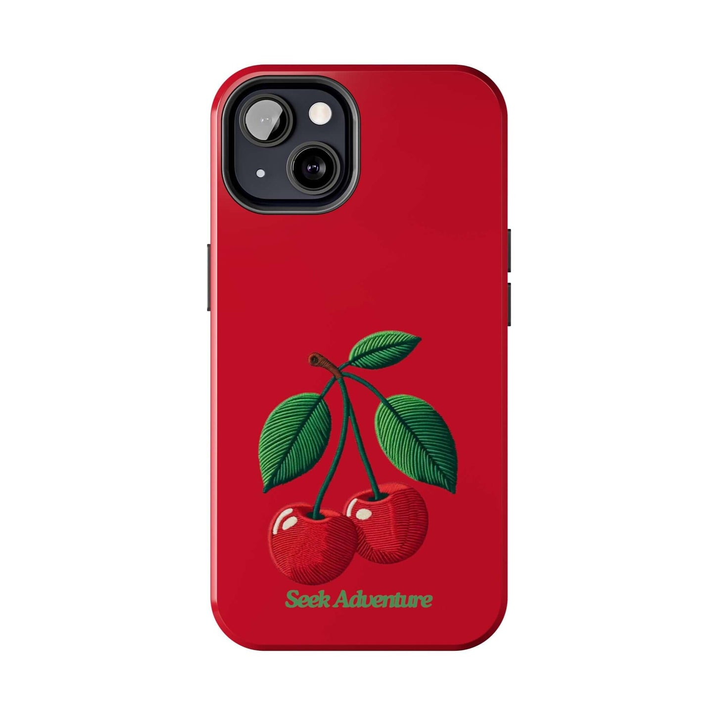 Two Cherries - Tough Phone Case - Phone Case by Seek Adventure | Seek Adventure'