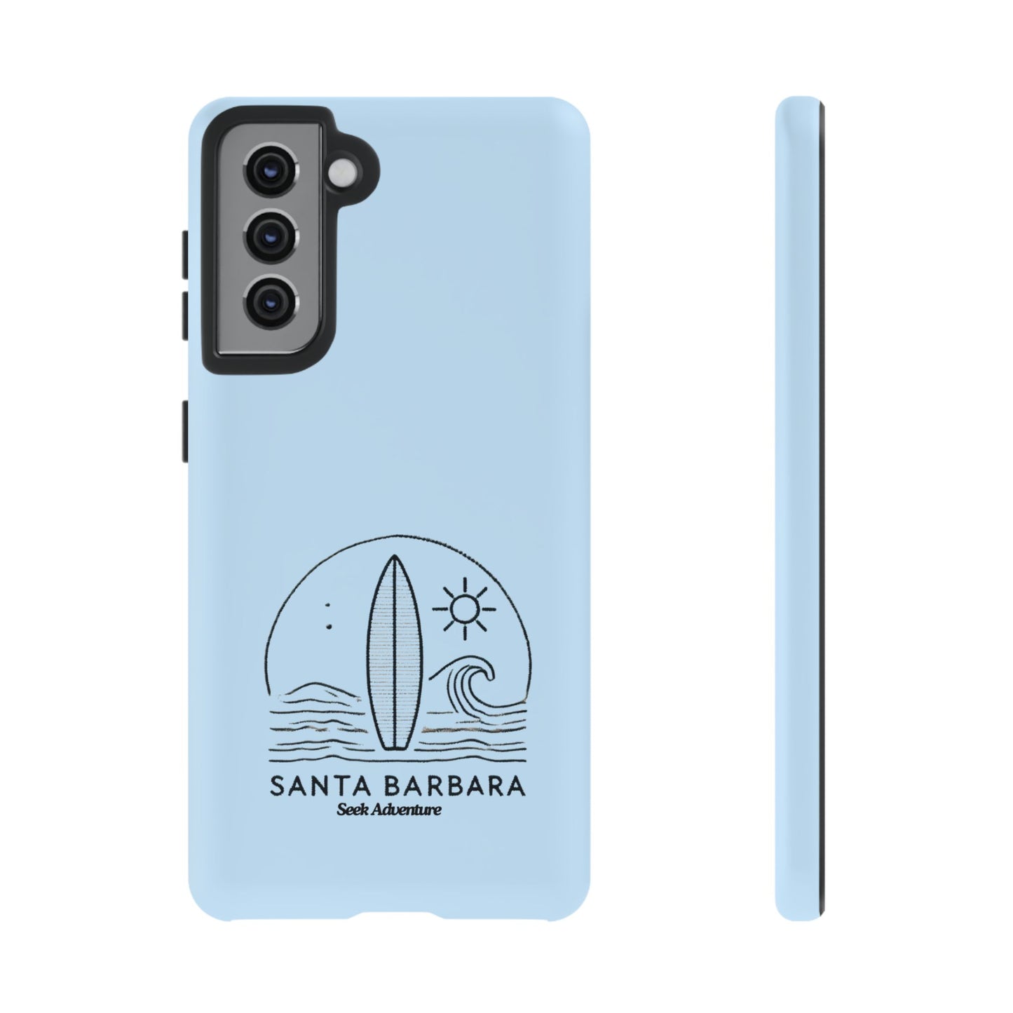 Santa Barbara California Surfboard - Tough Case