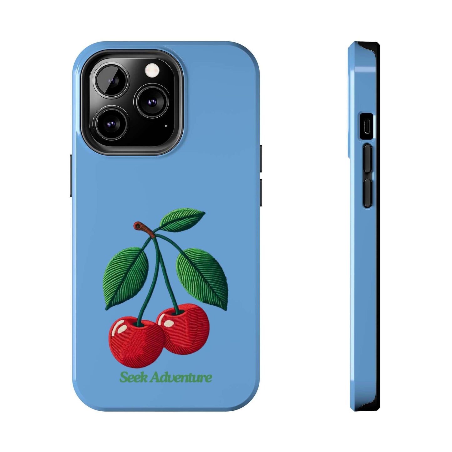 Two Cherries - Tough Phone Case - Phone Case by Seek Adventure | Seek Adventure'