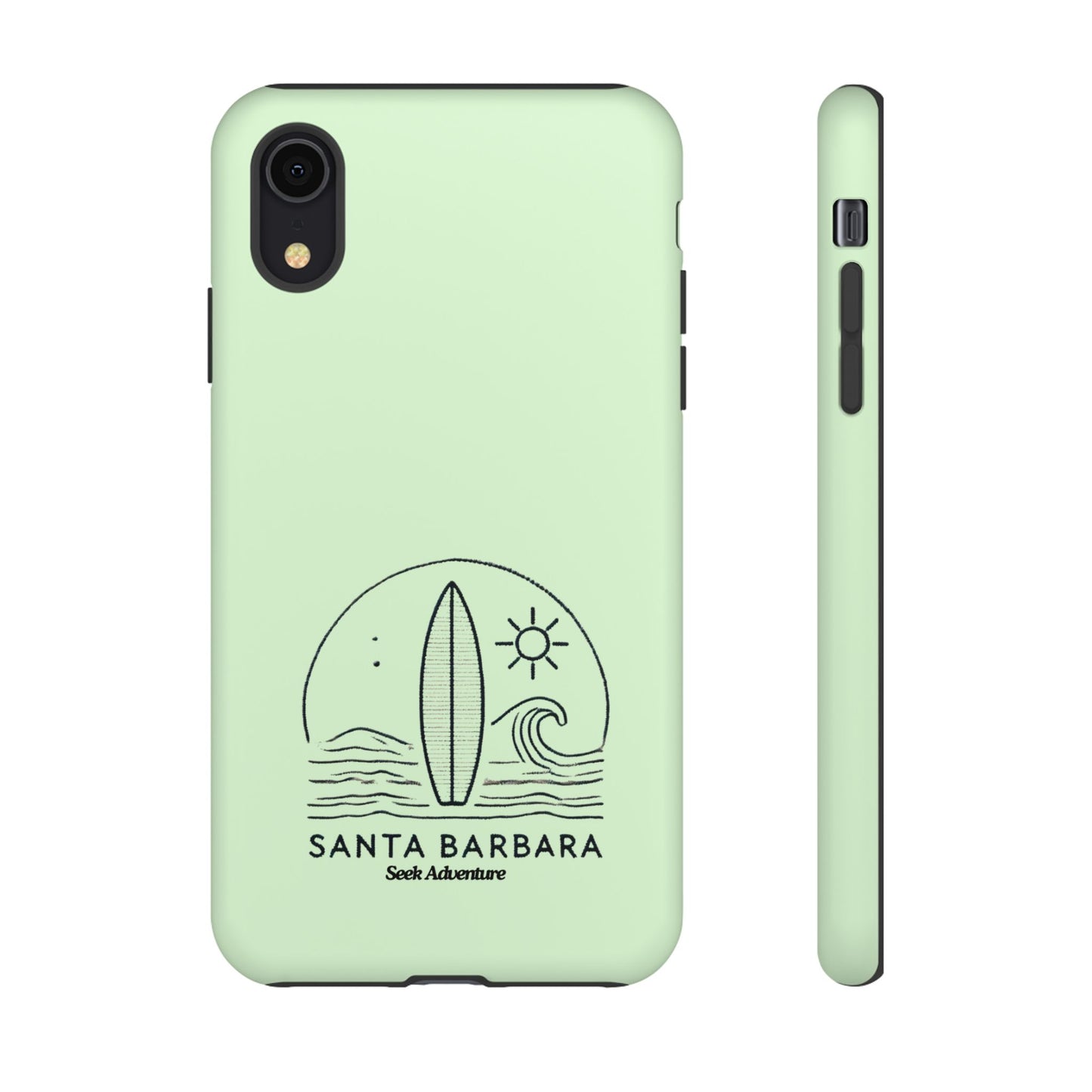 Santa Barbara California Surfboard - Tough Case