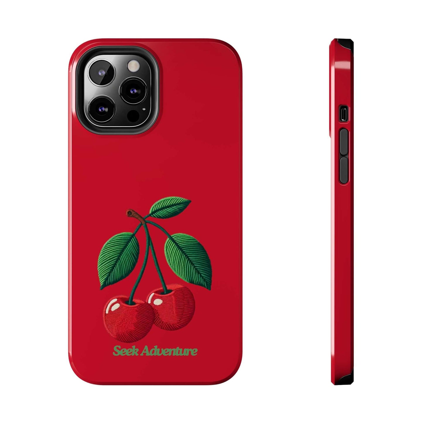 Two Cherries - Tough Phone Case - Phone Case by Seek Adventure | Seek Adventure'