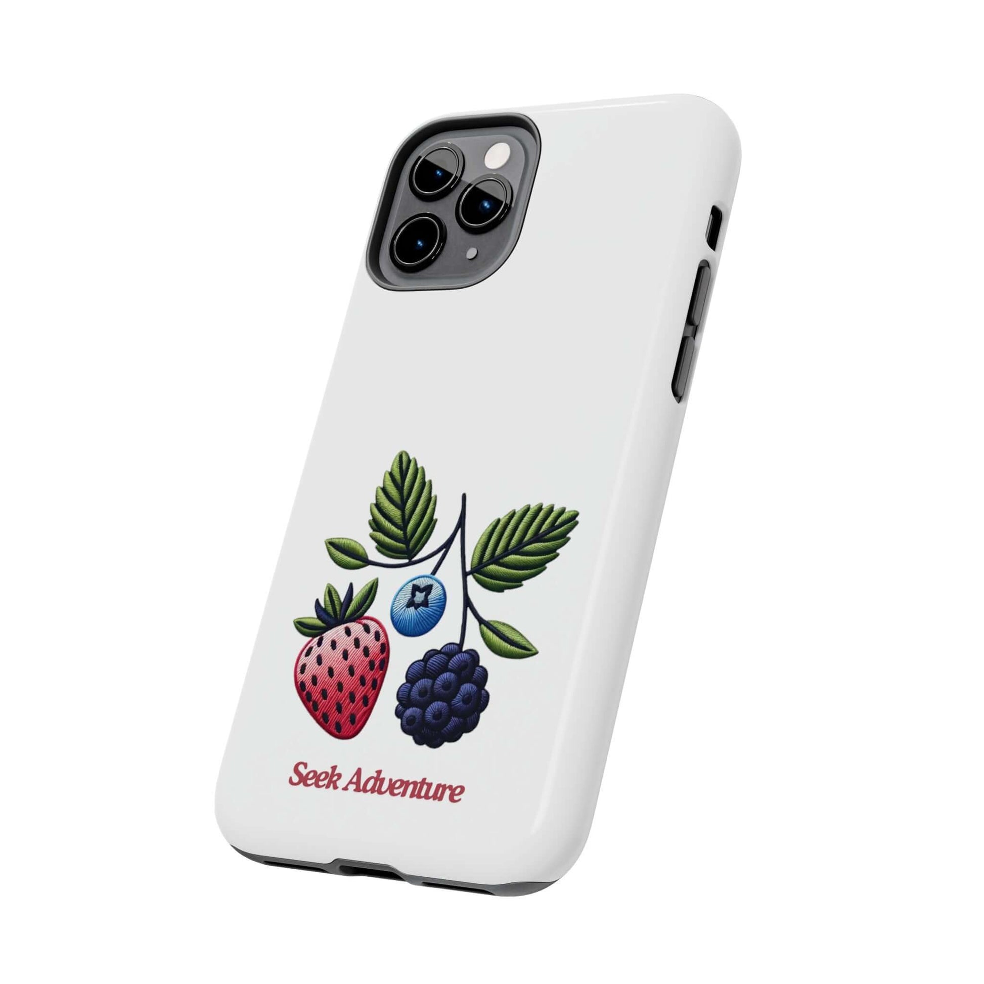 Strawberry, Blueberry, and Blackberry - Tough Phone Cases - Phone Case by Seek Adventure | Seek Adventure'