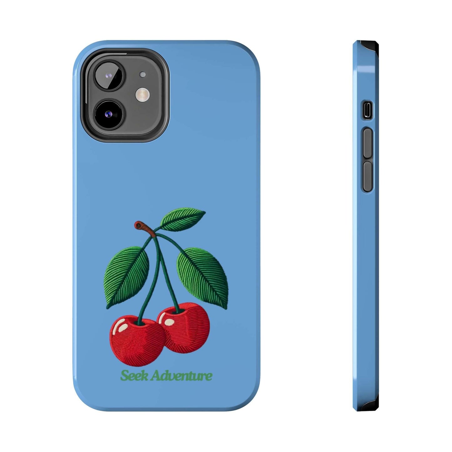 Two Cherries - Tough Phone Case - Phone Case by Seek Adventure | Seek Adventure'