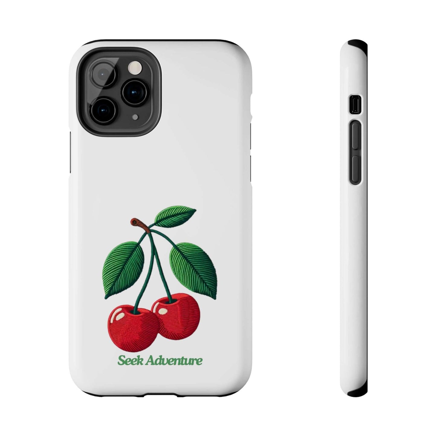 Two Cherries - Tough Phone Case - Phone Case by Seek Adventure | Seek Adventure'