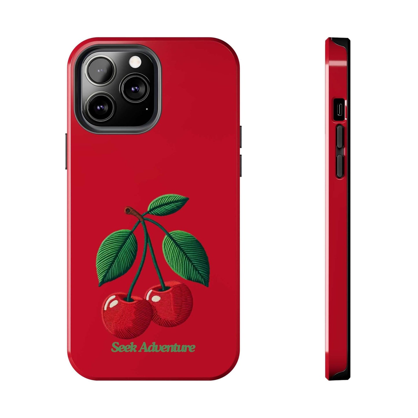 Two Cherries - Tough Phone Case - Phone Case by Seek Adventure | Seek Adventure'