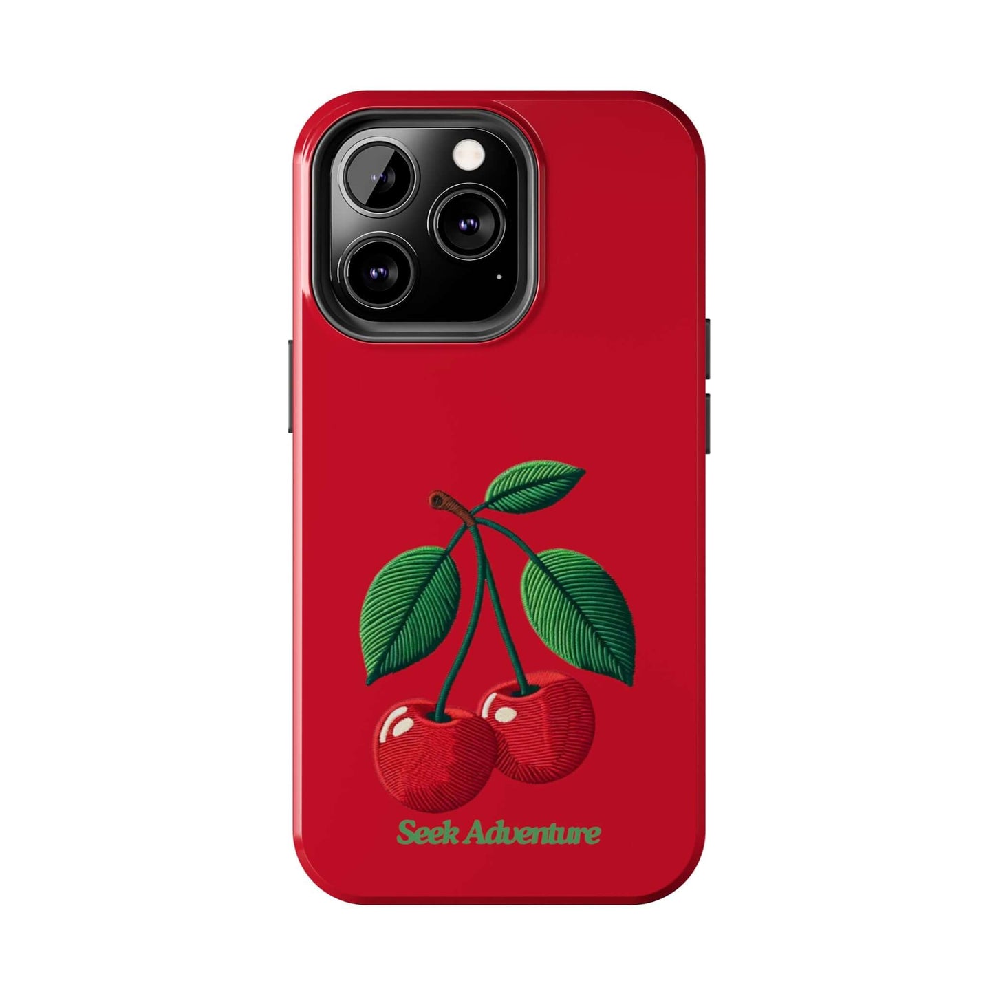 Two Cherries - Tough Phone Case - Phone Case by Seek Adventure | Seek Adventure'