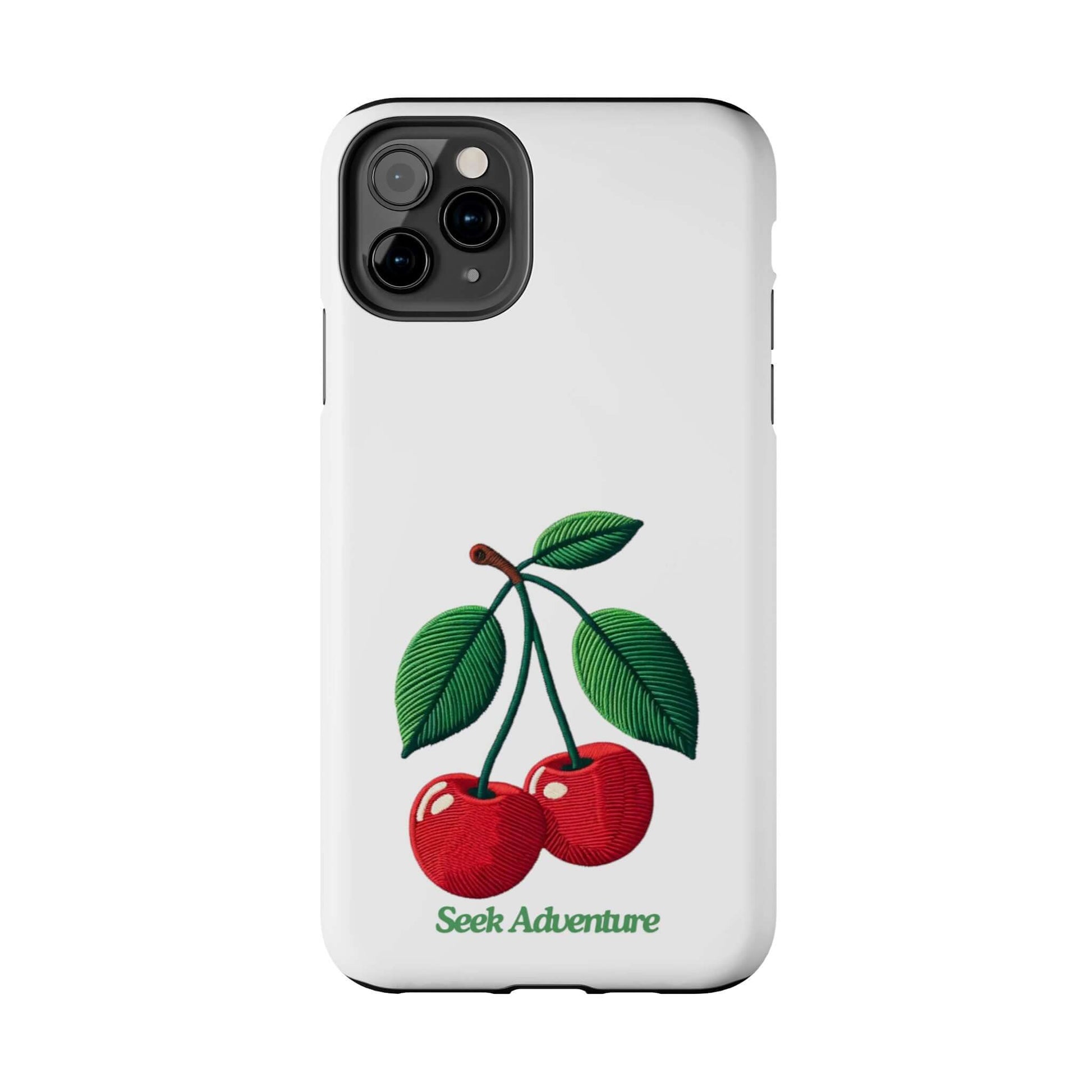 Two Cherries - Tough Phone Case - Phone Case by Seek Adventure | Seek Adventure'