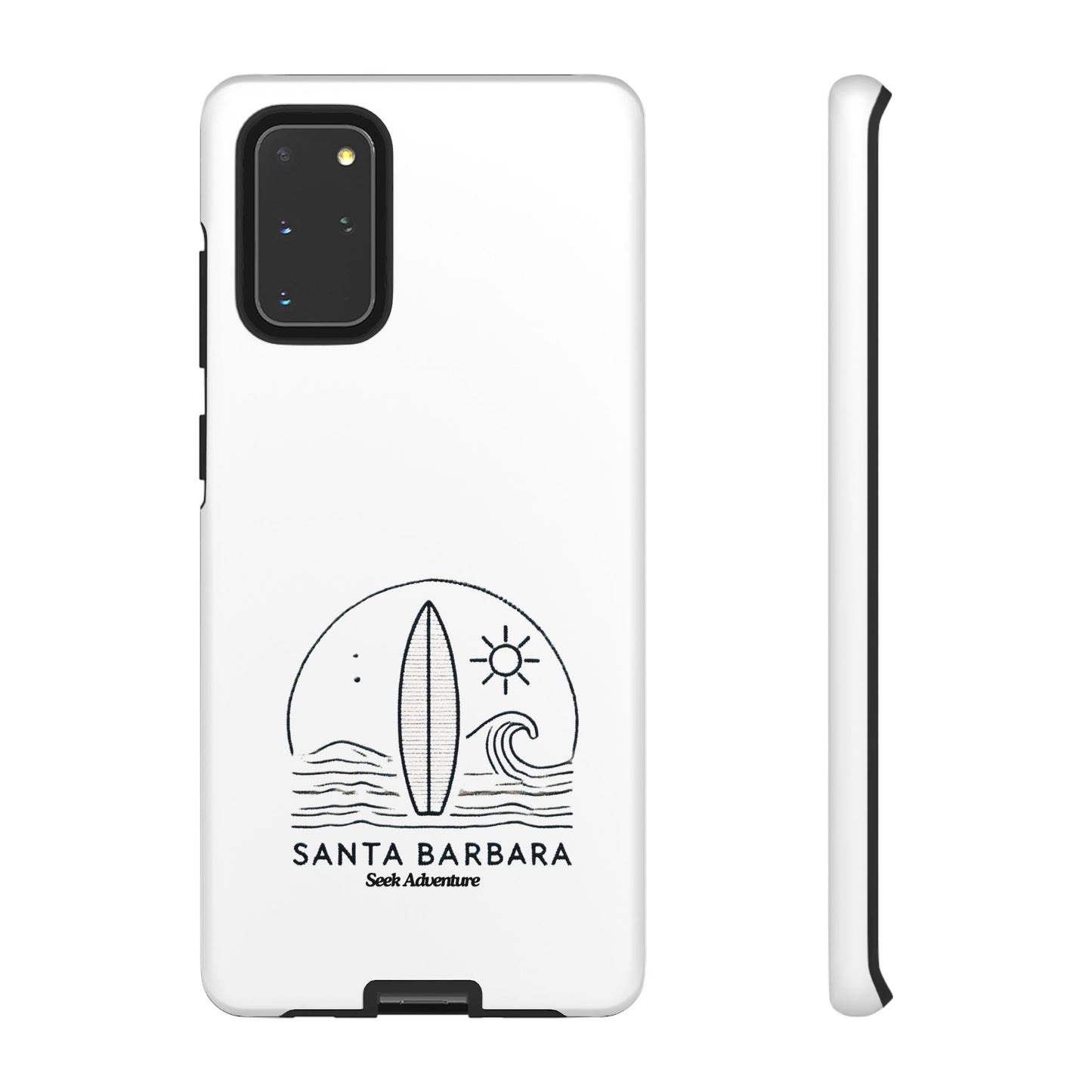 Santa Barbara California Surfboard - Tough Case