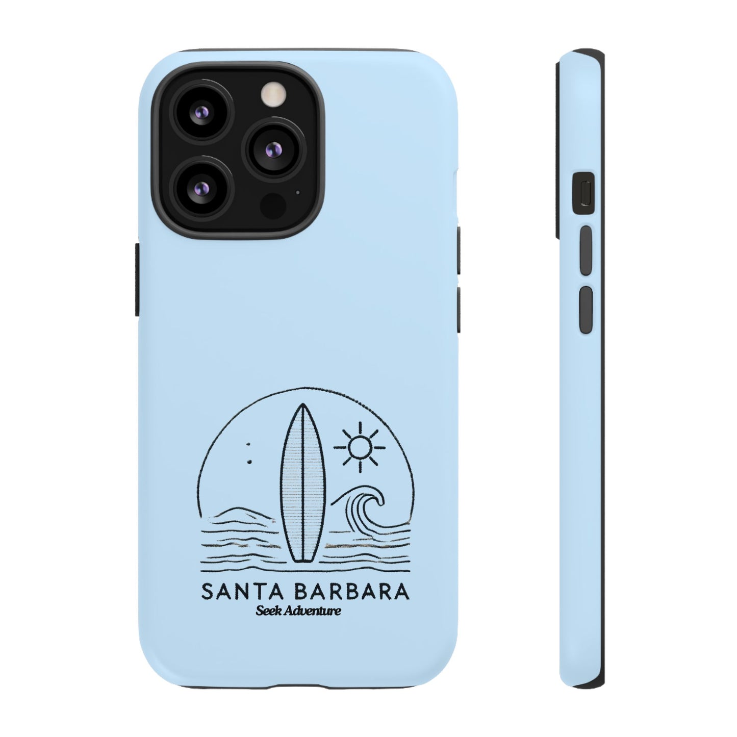 Santa Barbara California Surfboard - Tough Case