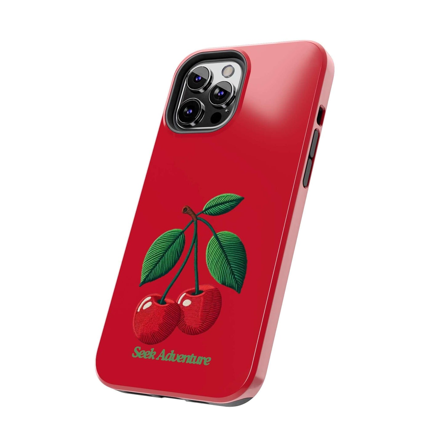 Two Cherries - Tough Phone Case - Phone Case by Seek Adventure | Seek Adventure'