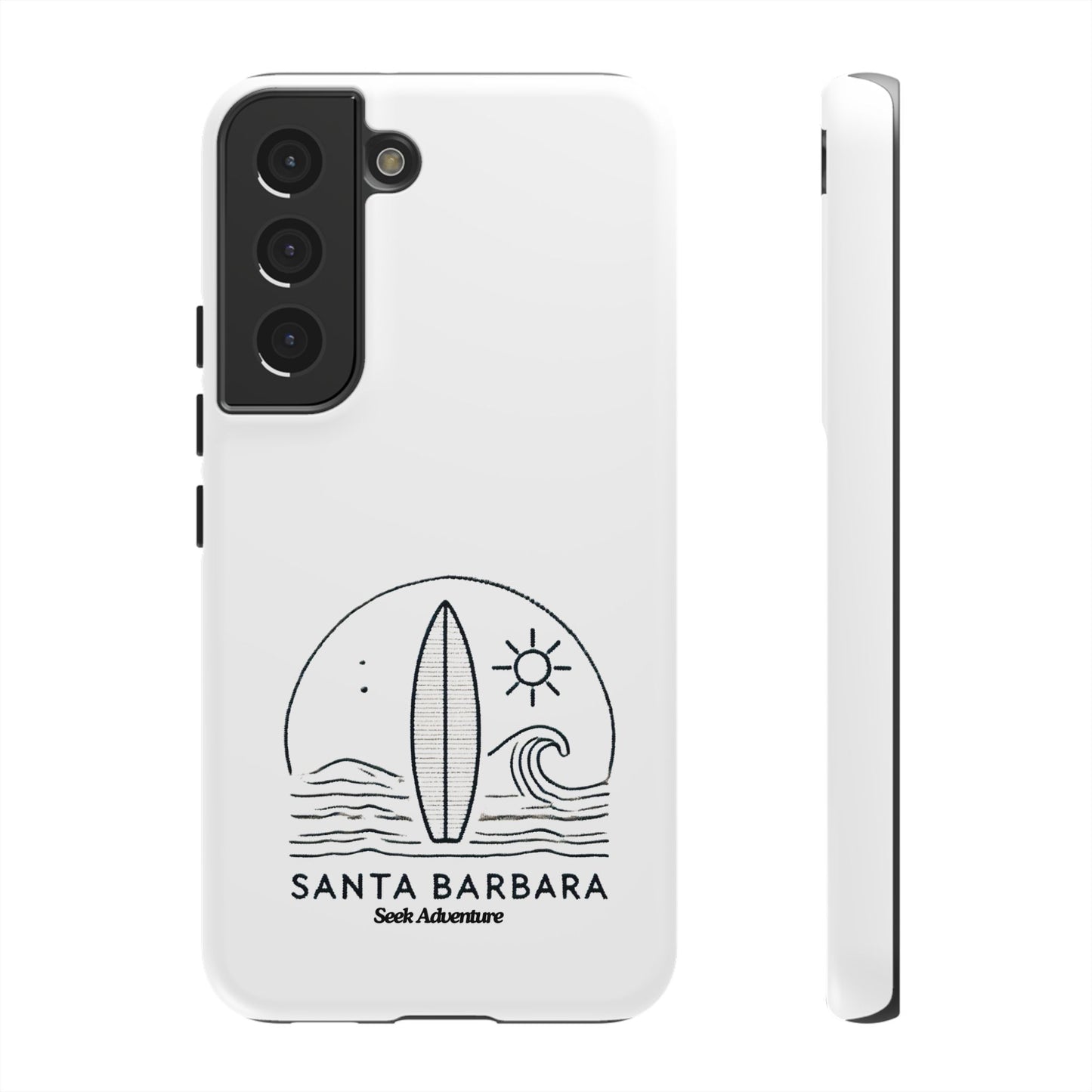 Santa Barbara California Surfboard - Tough Case