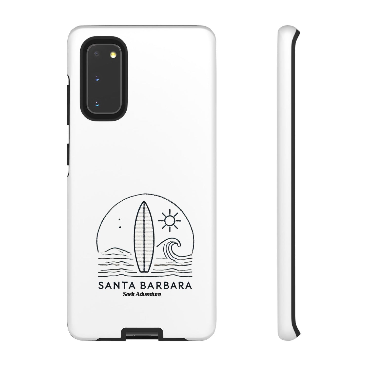 Santa Barbara California Surfboard - Tough Case