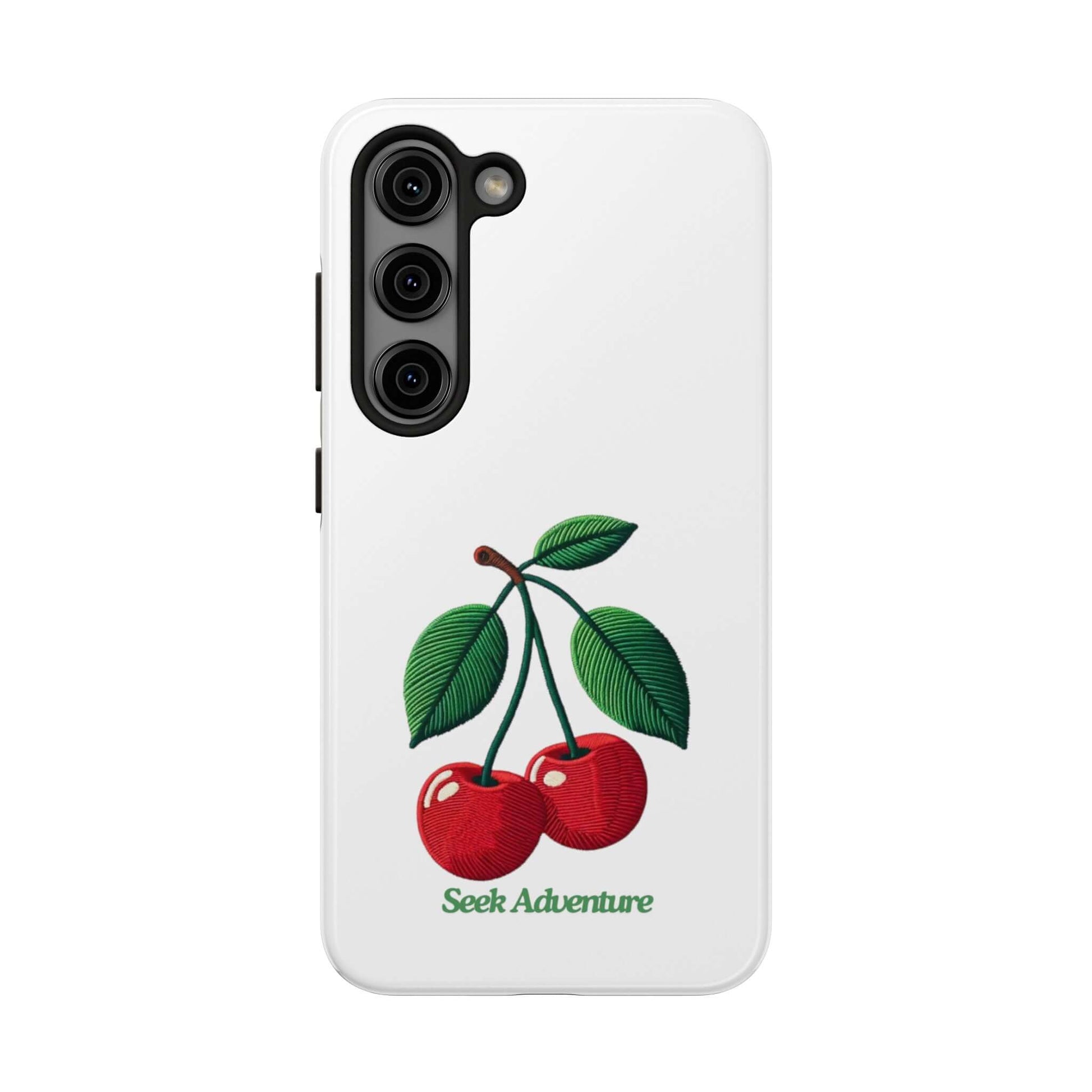 Two Cherries - Tough Phone Case - Phone Case by Seek Adventure | Seek Adventure'