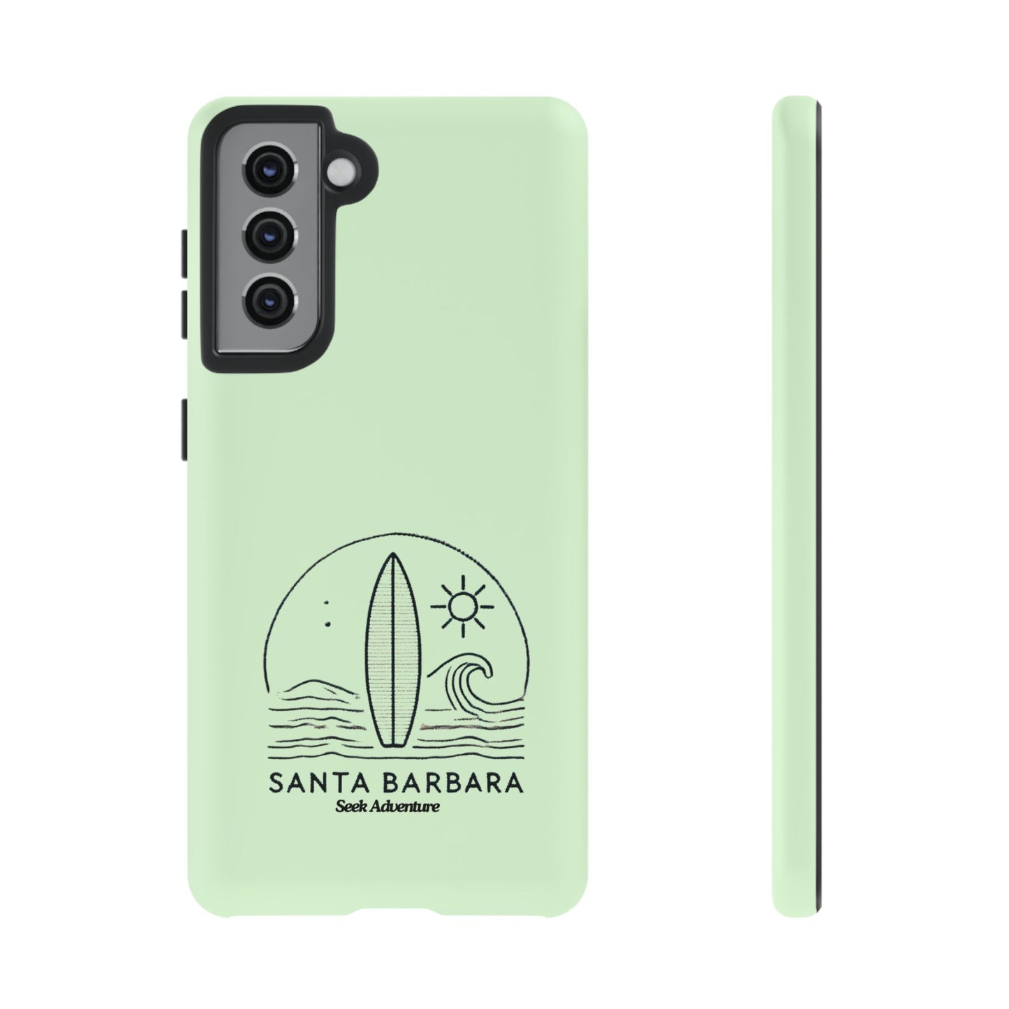 Santa Barbara California Surfboard - Tough Case