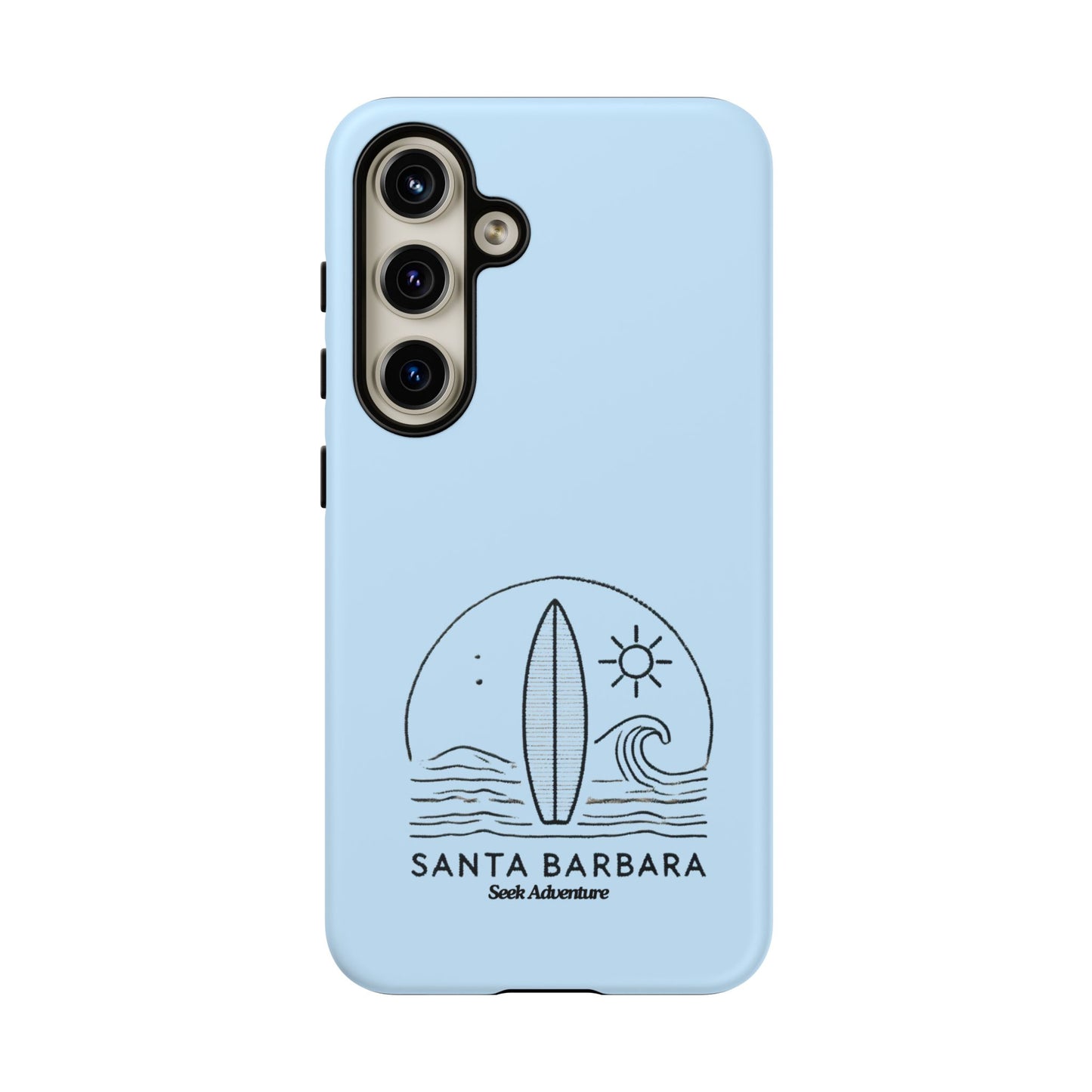 Santa Barbara California Surfboard - Tough Case