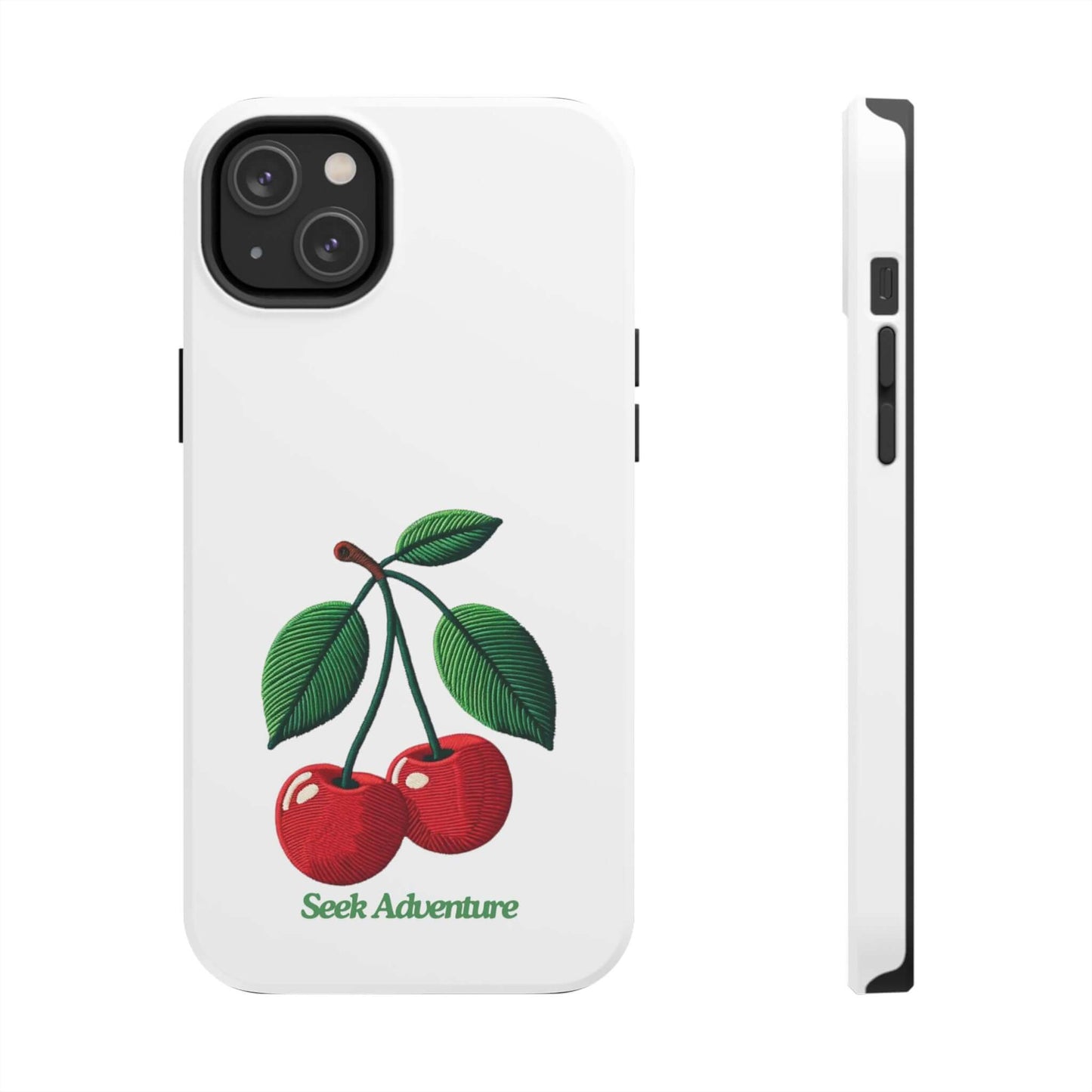 Two Cherries - Tough Phone Case - Phone Case by Seek Adventure | Seek Adventure'