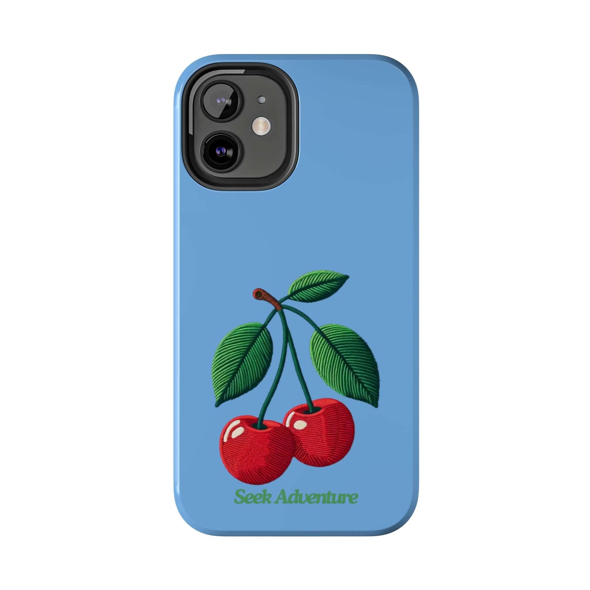 Two Cherries - Tough Phone Case - Phone Case by Seek Adventure | Seek Adventure'