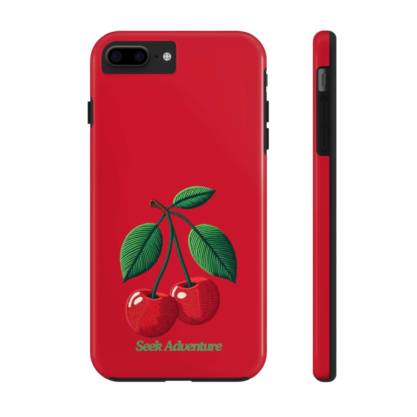 Two Cherries - Tough Phone Case - Phone Case by Seek Adventure | Seek Adventure'