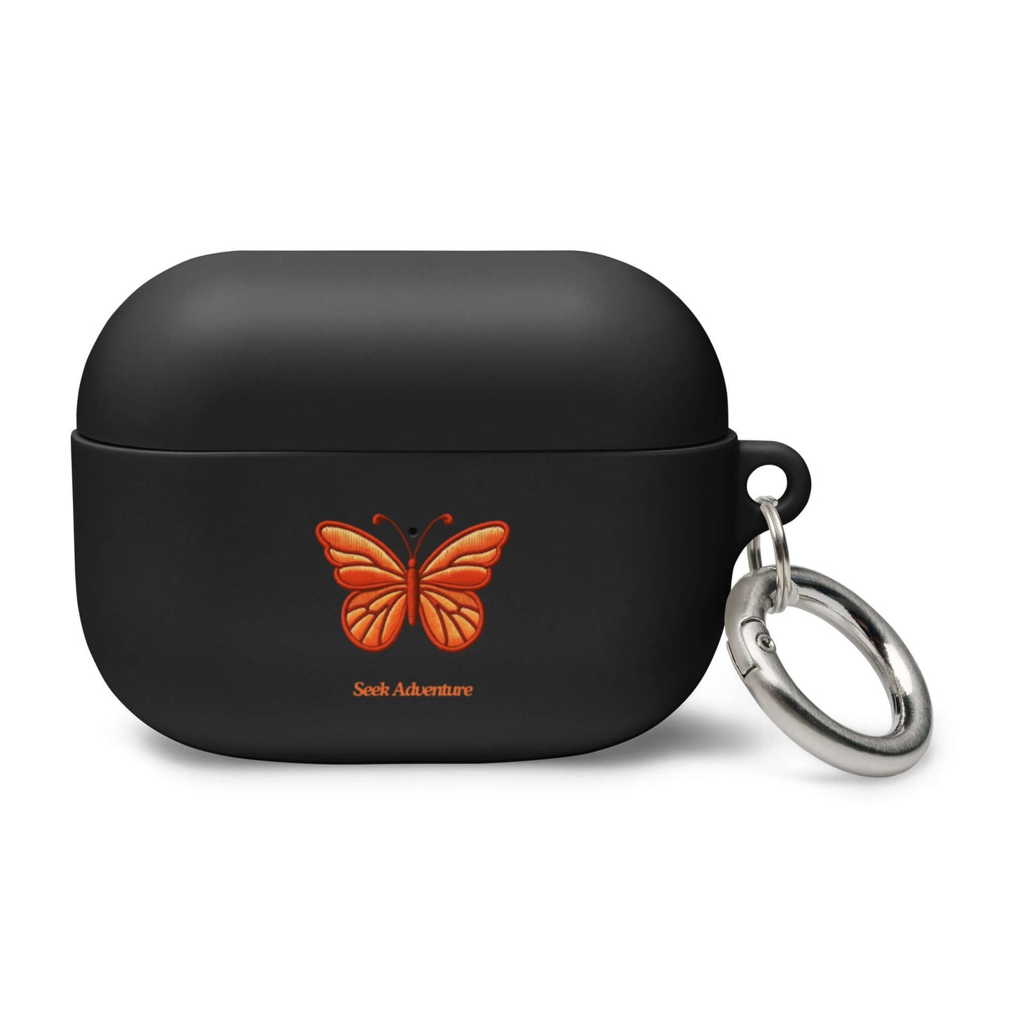 Orange Butterfly AirPods Pro Case - Flutter Couture Seek Adventure