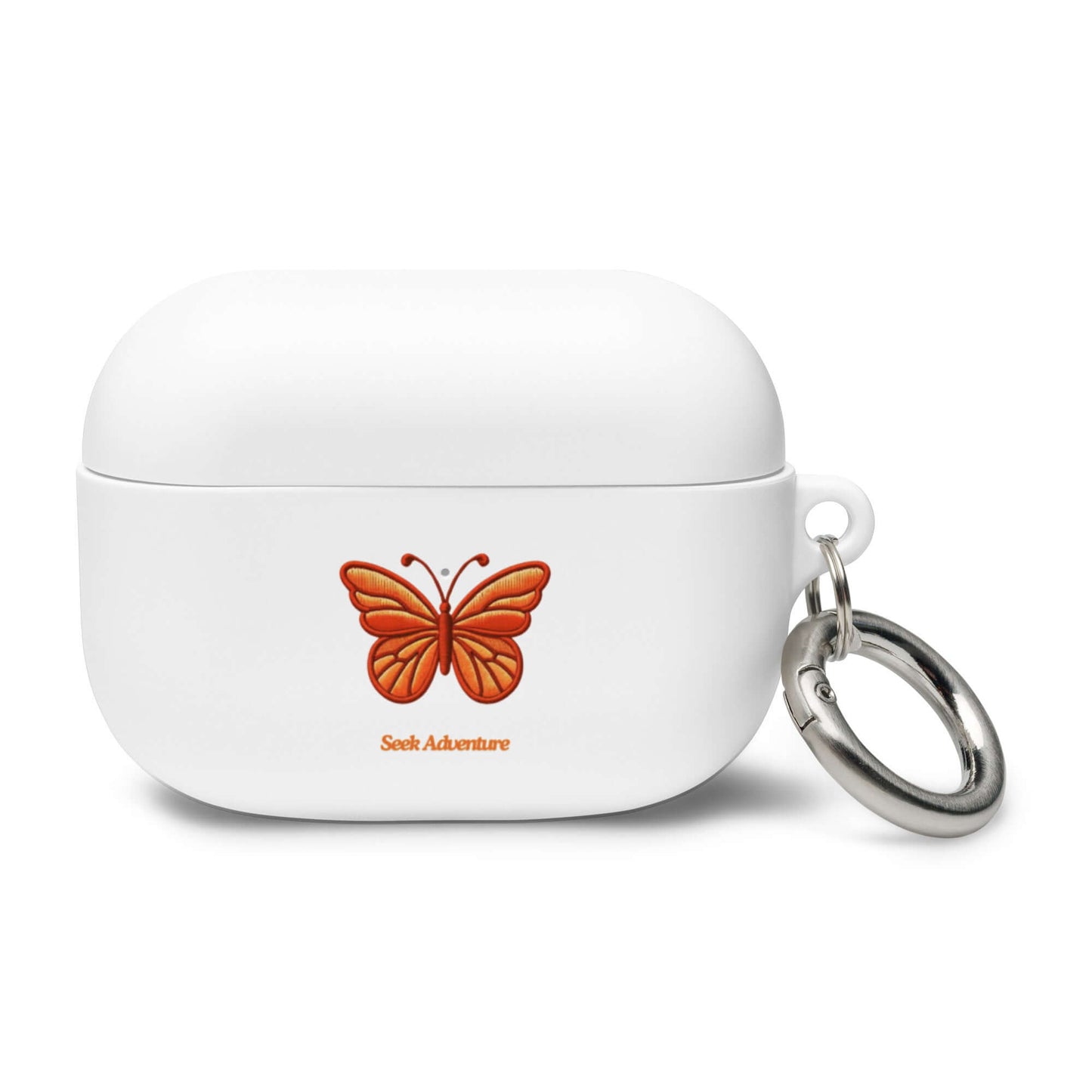 Orange Butterfly AirPods Pro Case - Flutter Couture Seek Adventure